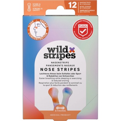 WILD Stripes Nose Patches Sunrise 12 ks