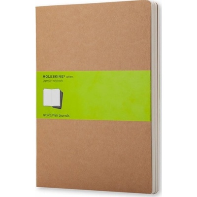 Moleskine Sešity Cahier XL čisté 3 ks karton