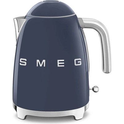 Smeg Електрическа кана smeg klf03nbeu, 2400 w, 1.7 л, 360° основа, Гланцово покритие, Морско синьо (klf03nbeu)