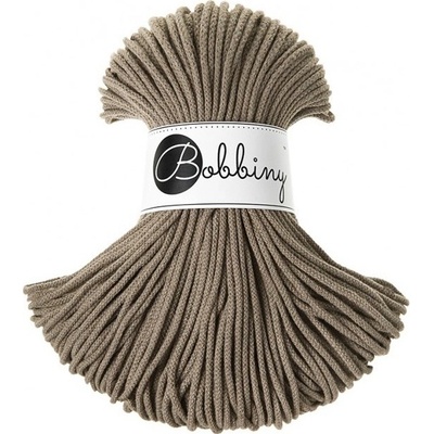 Bobbiny bavlněná šňůra JUNIOR 3mm coffee
