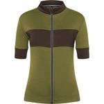 super. natural Дамска фланелка с къс ръкав за колоездене super. natural Women's Grava Jersey Cycling jersey - Avocado / Wren (156-1199-0113)
