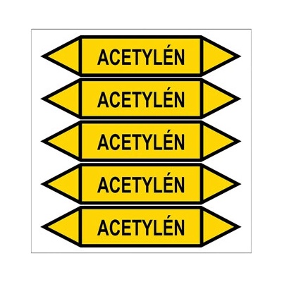Značení potrubí, acetylén PZGL 007316