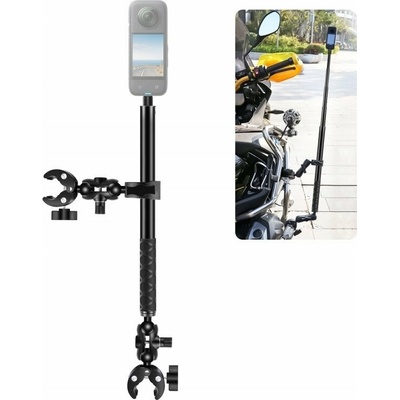 Puluz Vise Magic Arm Držák na selfie tyč pro motor na kolo pro telefon s fotoaparátem / Pu495b