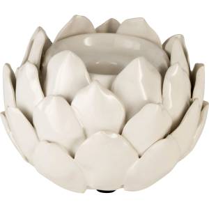 EGLO Свещник Eglo - Shigay, керамичен, 9.5 cm, бял (422894)