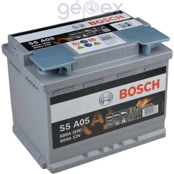Bosch S5 AGM 60Ah 680A right+ (0092S5A050)