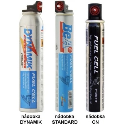 Nádobka BeA STANDARD s plynovou náplní