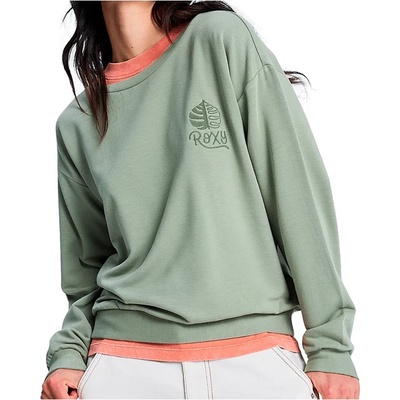 Roxy Дамски пуловер Roxy Women's Surfing By Moonlight Jumper - Oil Green (117-3628-0212)