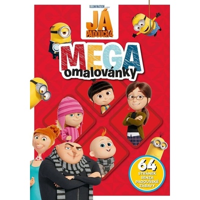 Já padouch 4 Mega omalovánky – Zboží Mobilmania