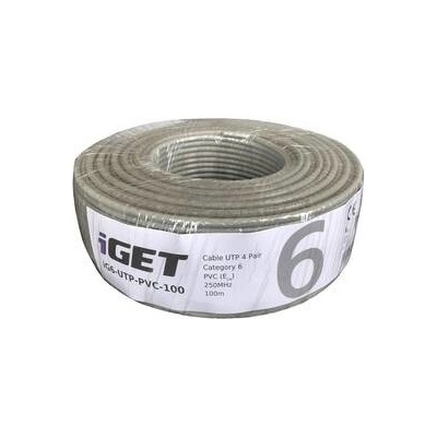 iGET 84005021 Cat.6 UTP PVC Eca, 100m – Zbozi.Blesk.cz