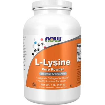 NOW L-Lysine Powder [454 грама]