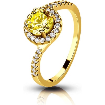 Majya Stříbrný prsten s kamínkem LILA 10733_5