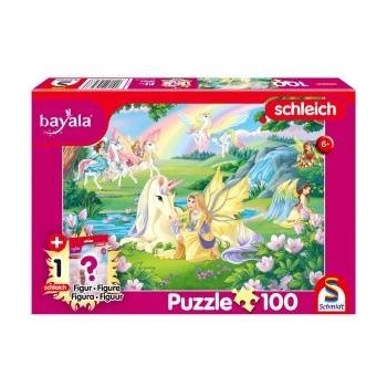 Schmidt Spiele Puzzle 100 Magiczne jednorożce + figurka G3