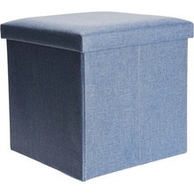 HOMESTYLING Taburet s úložným prostorem 38x38cm šedá KO-101000520seda