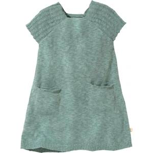 disana Детска рокля disana Kids' Linen Knitted Dress - Jade - размер 110/116 (EU) (701-3679-0414)