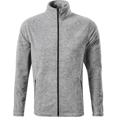 Malfini mikina Micro Factor na zip fleece pánská MAL-852M317 Melír stříbrná