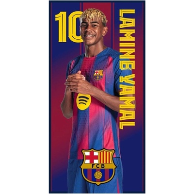 Phi International rýchloschnúca osuška z mikrovlákna FC Barcelona Lamine Yamal 10 70 x 140 cm