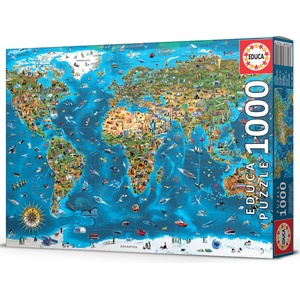 Educa Пъзел Educa от 1000 части - Чудесата на света (EDU19022)