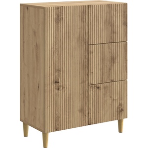 vidaXL Служебен шкаф Дъб артизан 66 x 34, 5 x 90 см Инженерна дървесина (894634)