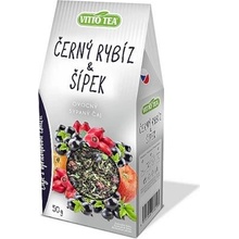 Vitto Tea Černý rybíz&šípek sypaný čaj 50 g