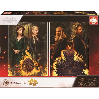 Educa - Puzzle 2x500 House Of The Dragon - 500 piese