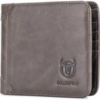Bullcaptain elegantná kožená peňaženka Werner šedá BULLCAPTAIN QB031Hs2
