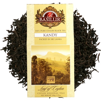 Basilur papier KANDY čierny čaj 100 g