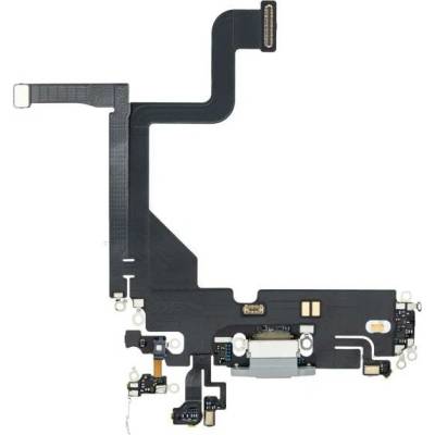 AppleKing nabíjecí a audio flex konektor pro iPhone 13 Pro - stříbrný