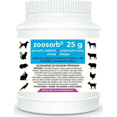 Zoosorb - veterinárny enterosorbent - 25 g