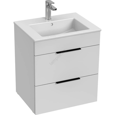 Jika H4536121763001 - Шкаф за баня с мивка CUBE 60, 7x55 см, бял (LF0086)