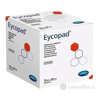 Eycopad očný kompres sterilný 70 mm x 85 mm 25 ks