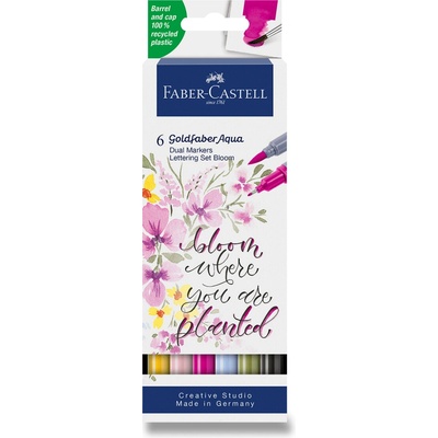 Faber-Castell 164524 Goldfaber Aqua Dual Marker 6 ks Letter