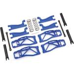 Traxxas Комплект окачване на колела Traxxas син (за WideMaxx)