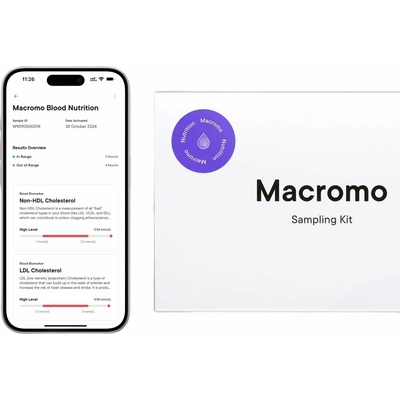 Macromo Domáci Krvný test – Zdravá výživa