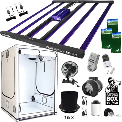 Higarden LED Set 600W ZEUS PRO 3.1 150x150x220 cm