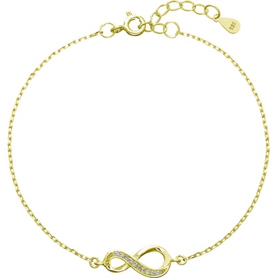 Pavona pozlacený se zirkony nekonečno 13009.1 Au plating