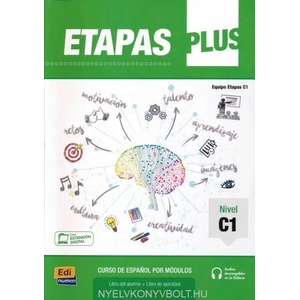 Etapas plus C1 Podręcznik + ćwiczenia | VVAA (ISBN: 9788498489064)
