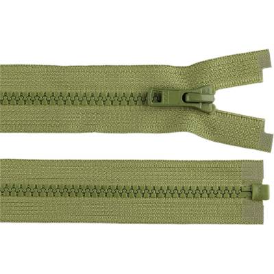 Prima-obchod Kostěný zip YKK No 5 délka 50 cm bundový, barva 011 zelená khaki