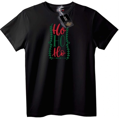 NOONEBRAND Тениска Хо Хо Хо Коледа - 2XL, White