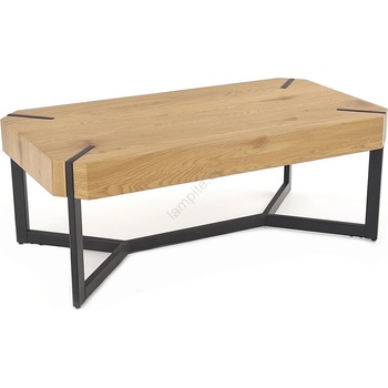 Halmar Холна масичка LAVIDA 43x110 см златен дъб/черен (HA0153)