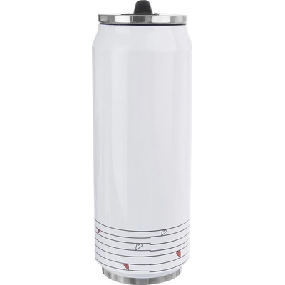 ORION Termoska plechovka SRDÍČKA 500 ml