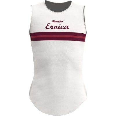 Santini Мъжко горнище Santini Eroica Timo Baselayer Cycling undershirt - Bianco - размер XL/XXL (014-2665-0113)