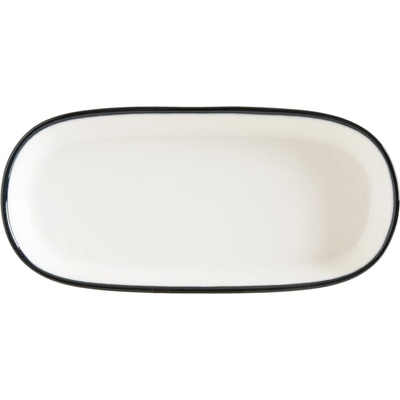 BONNA Oválný talíř 180 mm Linea Black