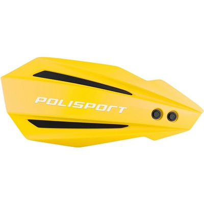 POLISPORT 8308500104 SPECIÁLNÍ NABÍDKA KRYTU RUKOU (HANDBARY) MODEL BULLIT S UNIVERZÁLNÍM MONTÁŽNÍM SADOU 22/28 BARVA ŽLUTÁ (NÁHRADNÍ BALENÍ)