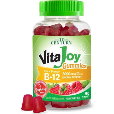 21st Century VitaJoy B-12, 3000 mcg, 90 желирани таблетки, 21st Century (9218)