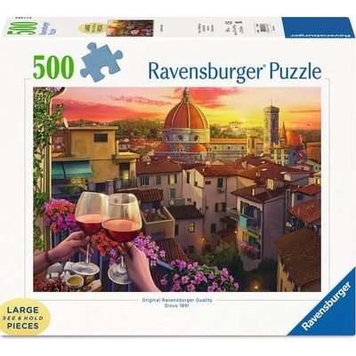 Ravensburger Пъзел Ravensburger от 500 XXL части - Уютна винена тераса (7016796)