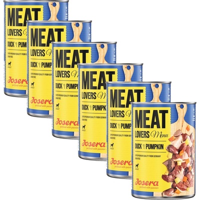 Josera Meat Lovers Menu Патешко с Тиква 6 x 400 г
