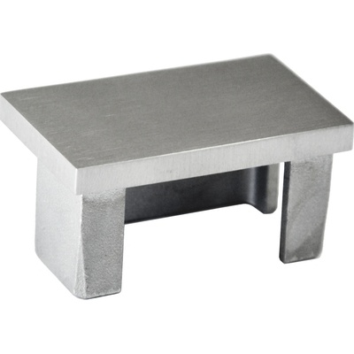 Ukončenie na jokel 50 x 30 mm, brúsená nerez AISI 304