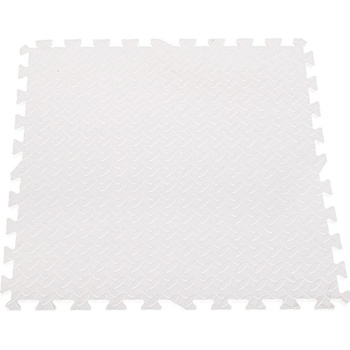 Eva 7462 Penový koberec 61,8 x 61,8 cm 4 ks biela