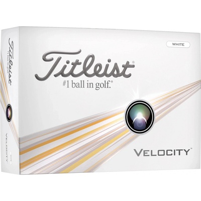 Titleist Velocity 2024 bílé 12 ks