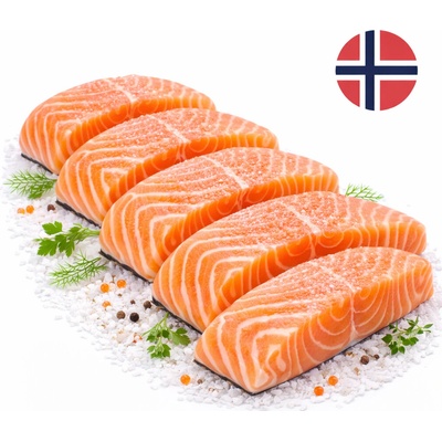 Boxxi Losos obecný 5 porcí s kůží bez kostí 750 g – Zboží Dáma
